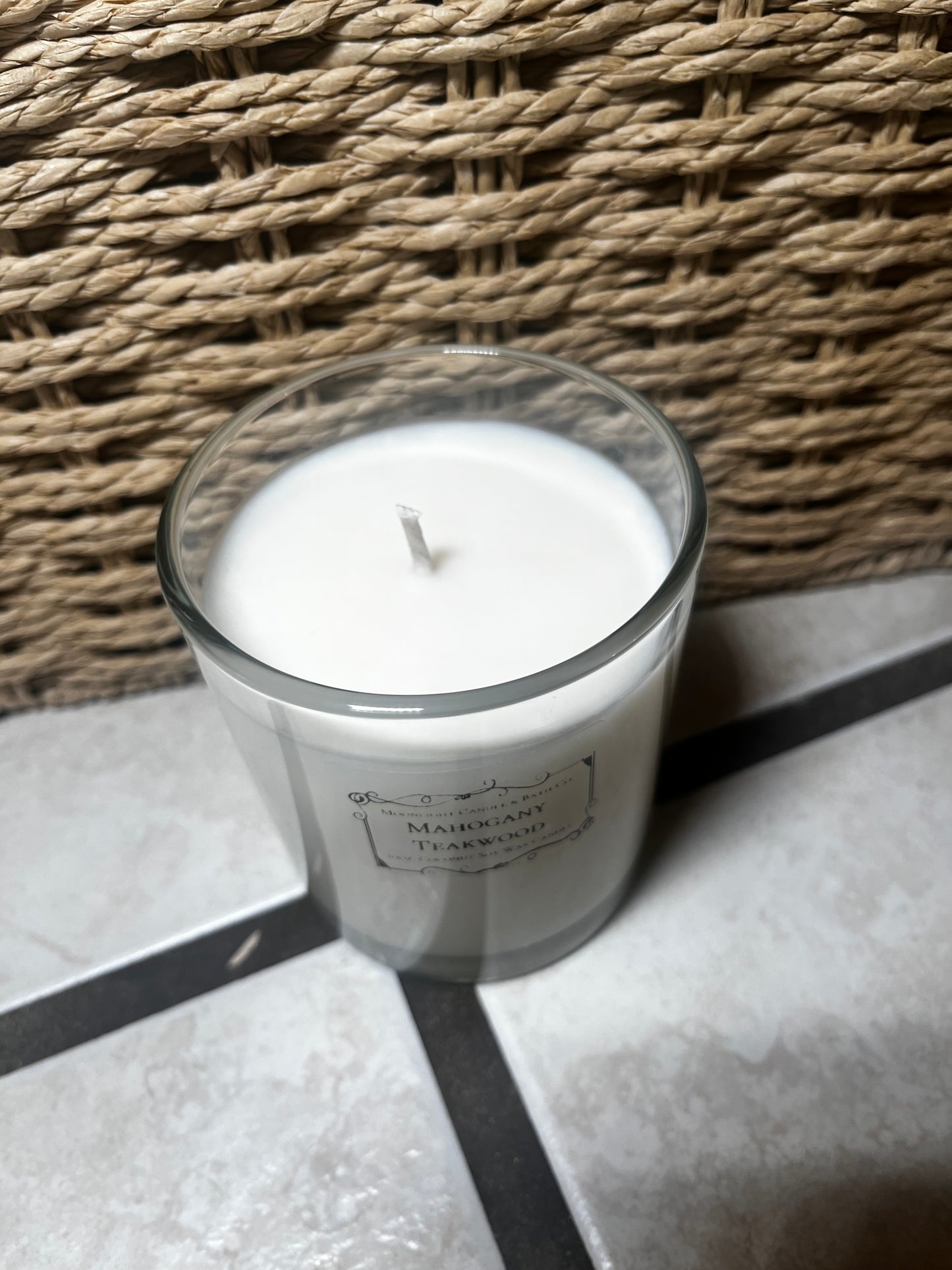 Mahogany Teakwood Candle
