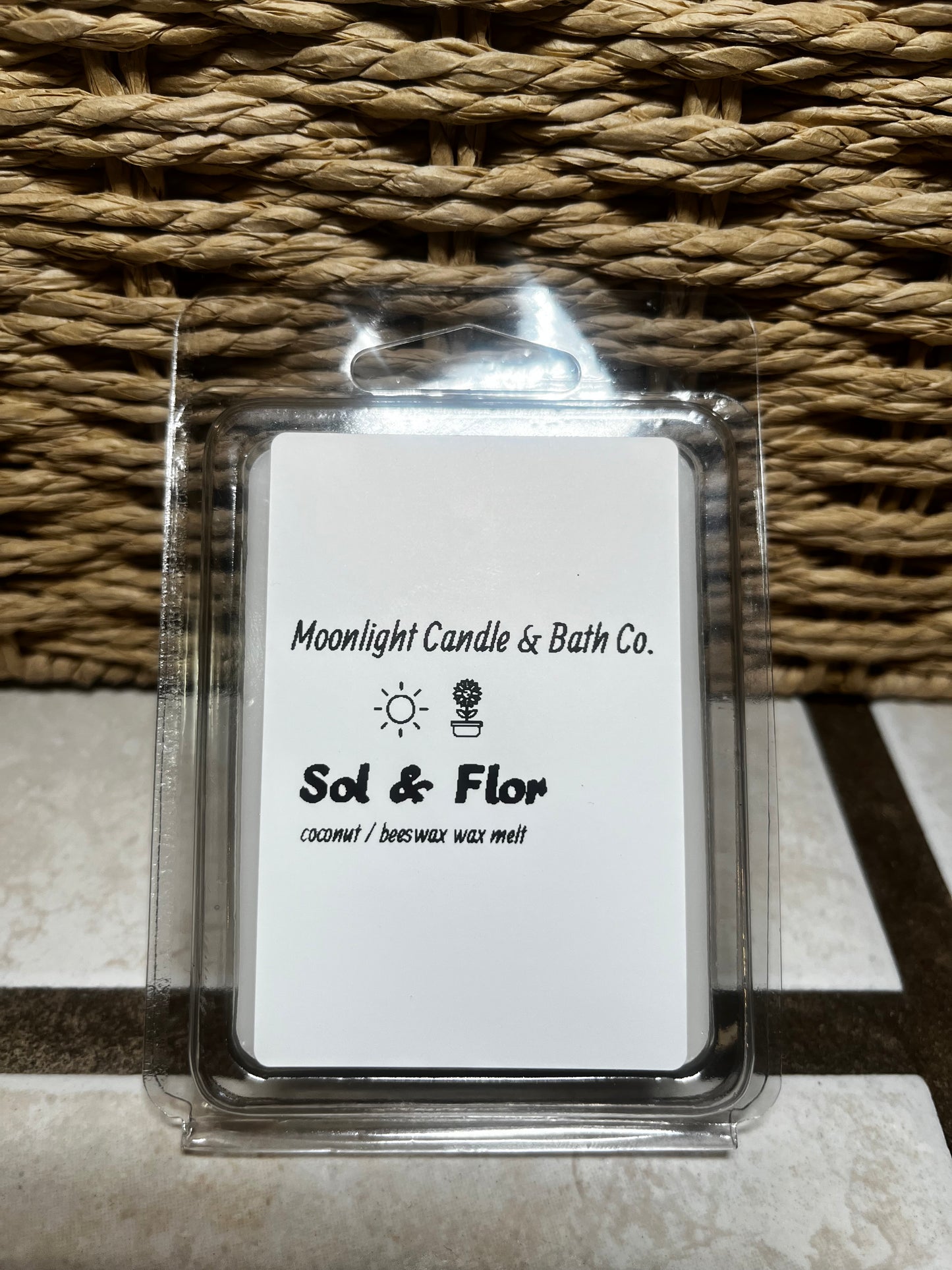 Sol & Flor wax tart