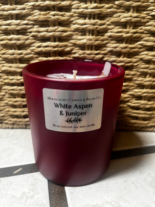 White Aspen & Juniper Candle